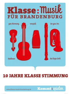 Klasse:Musik Plakat mit allen Instrumentensparten