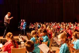 Gitarrenklassenkonzert in der Messehalle Frankfurt